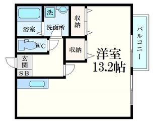 ヘーベルメゾン宇品の物件間取画像